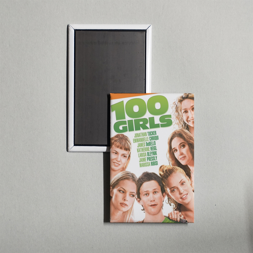 100 Girls Mini Movie Fridge Magnet