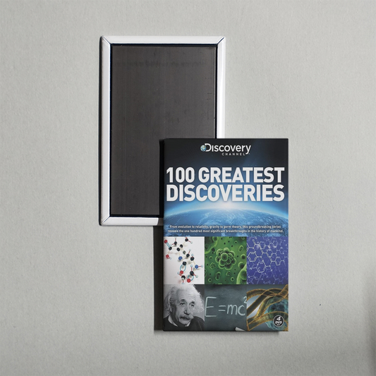 100 Greatest Discoveries TV Show Fridge Magnet