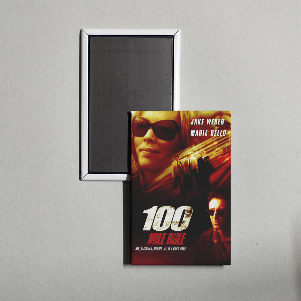 100 Mile Rule Mini Movie Fridge Magnet
