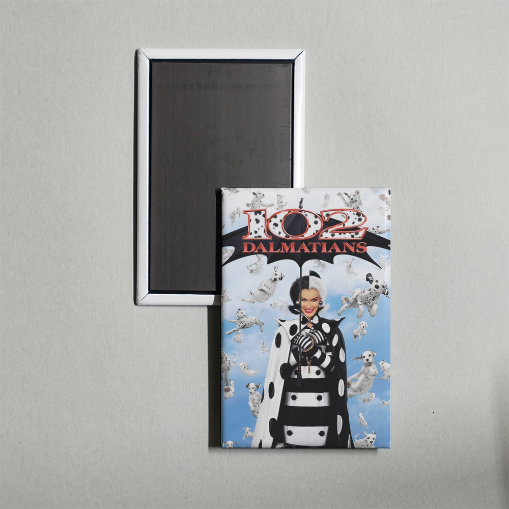 102 Dalmatians Mini Movie Fridge Magnet