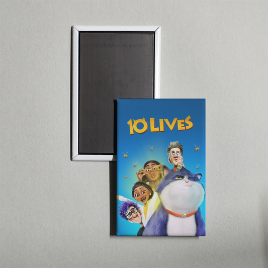 10 Lives Mini Movie Fridge Magnet