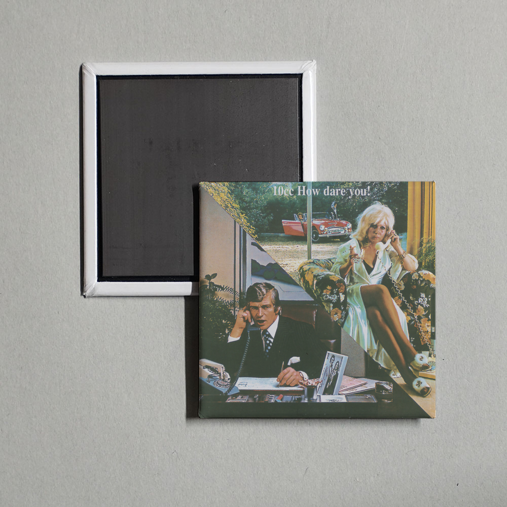 10cc - How Dare You Album Cover Fridge Magnet