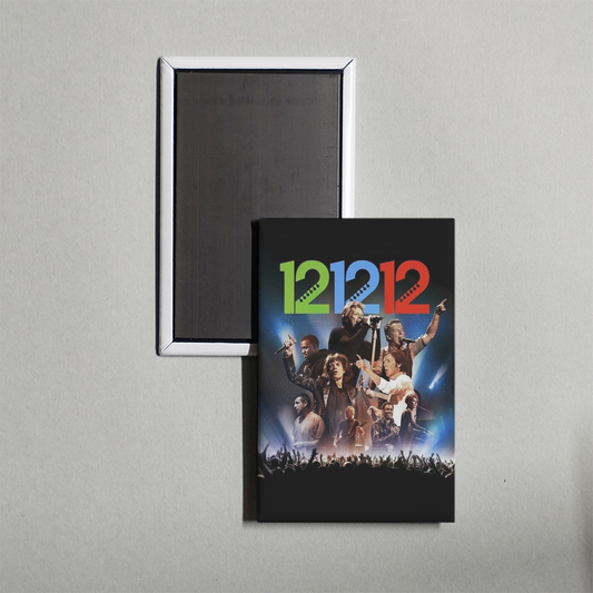 12-12-12  The Concert for Sandy Relief Mini Movie Fridge Magnet