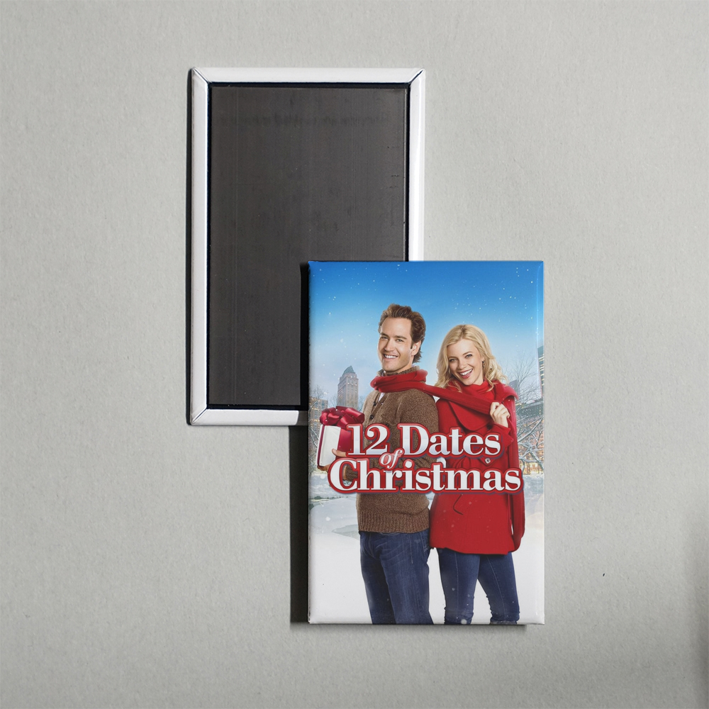 12 Dates of Christmas Mini Movie Fridge Magnet
