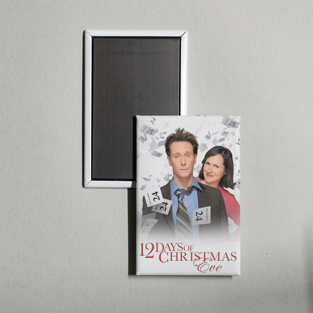 12 Days of Christmas Eve Mini Movie Fridge Magnet