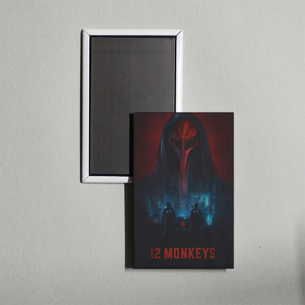 12 Monkeys TV Show Fridge Magnet