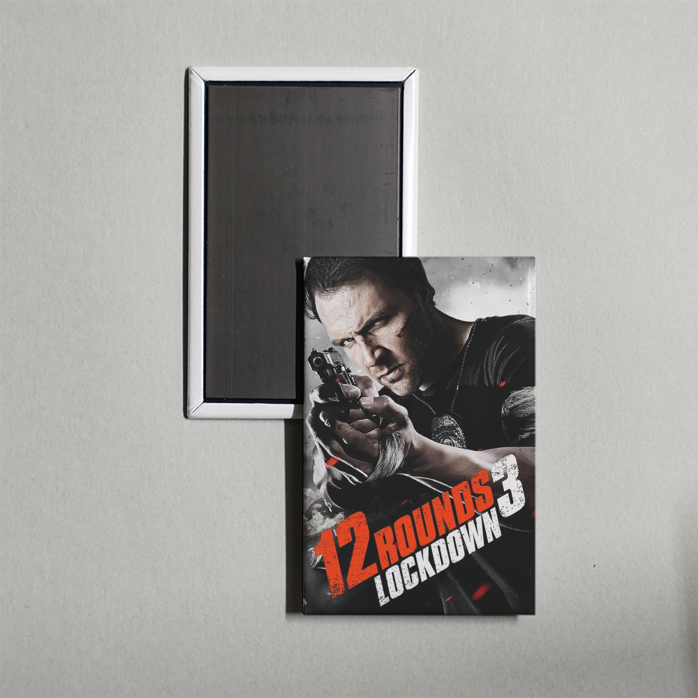 12 Rounds 3 Lockdown Mini Movie Fridge Magnet