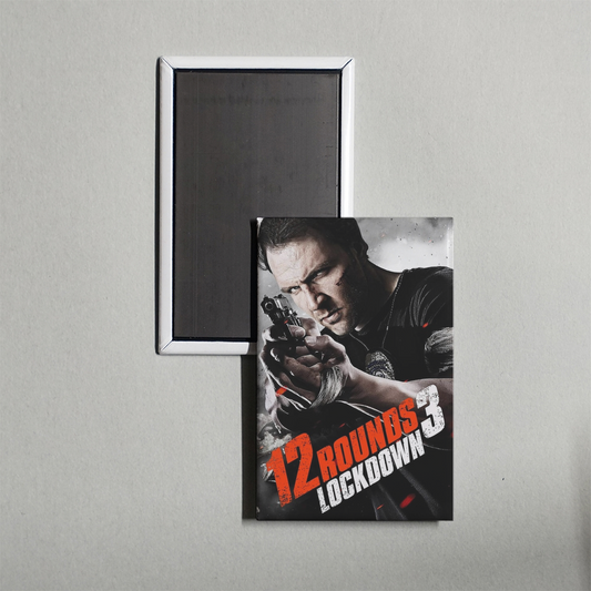 12 Rounds 3 Lockdown Mini Movie Fridge Magnet