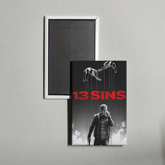 13 Sins Mini Movie Fridge Magnet