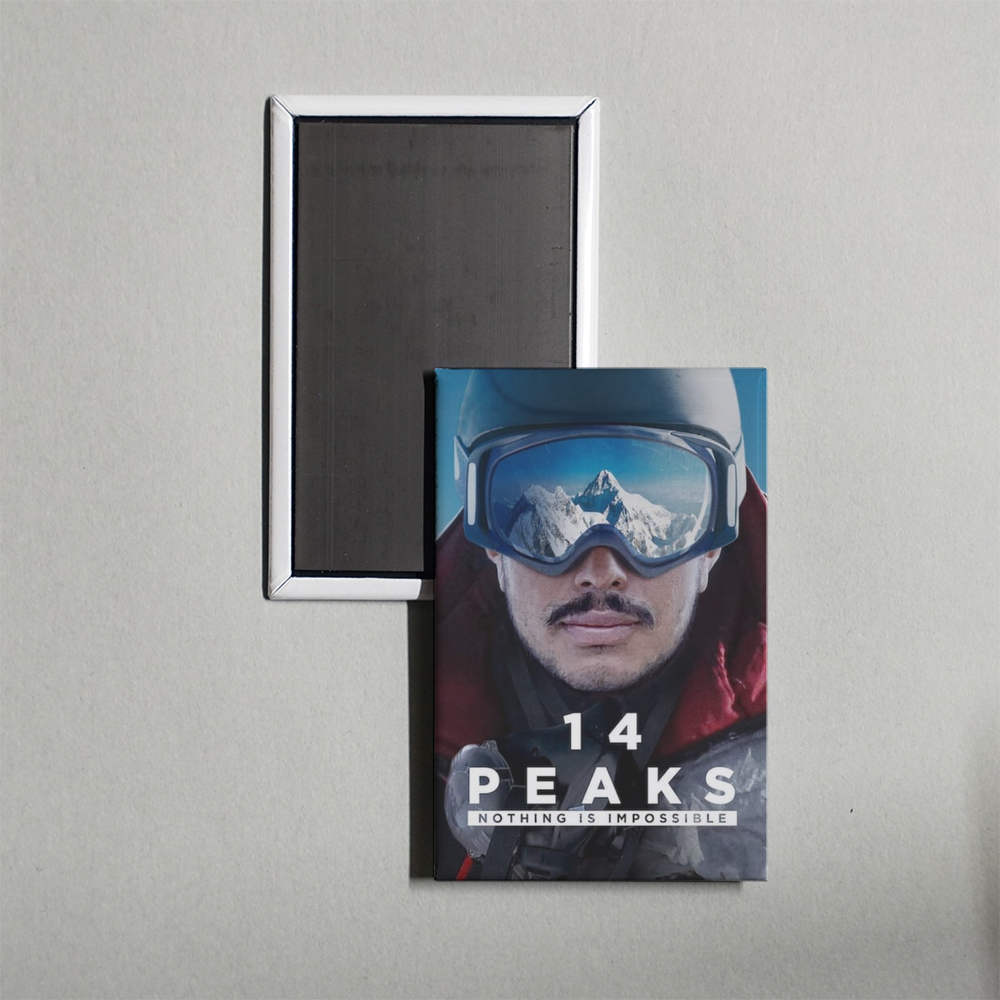 14 Peaks Nothing Is Impossible Mini Movie Fridge Magnet
