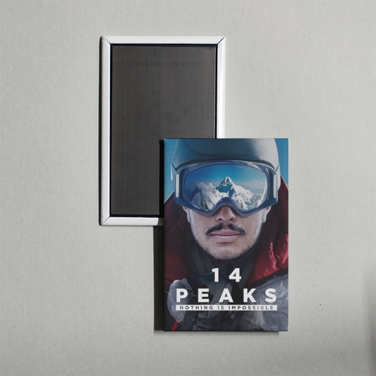 14 Peaks Nothing Is Impossible Mini Movie Fridge Magnet