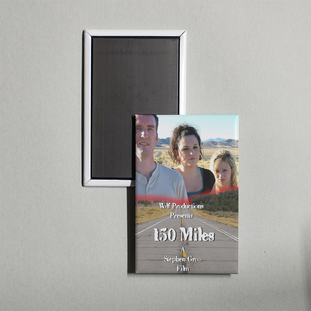 150 Miles Mini Movie Fridge Magnet