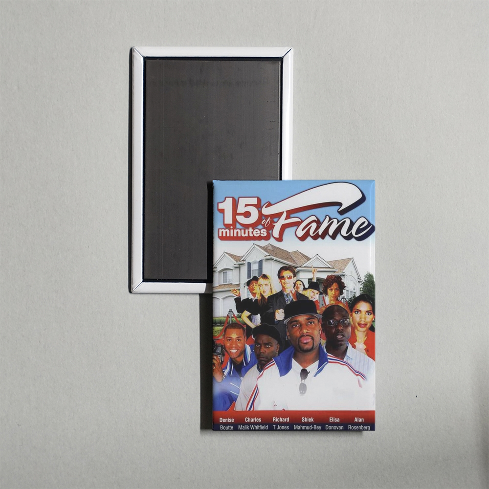 15 Minutes of Fame Mini Movie Fridge Magnet