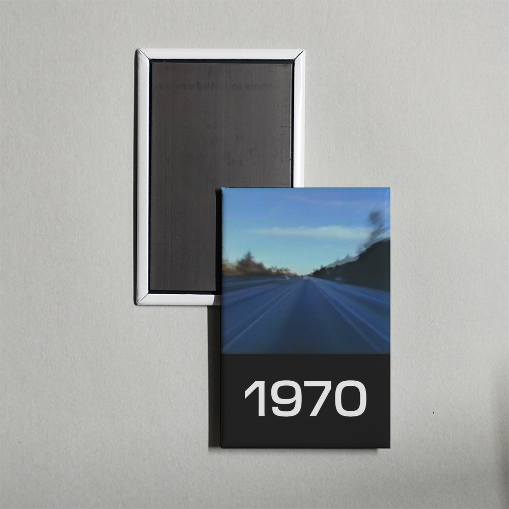 1970 Mini Movie Fridge Magnet
