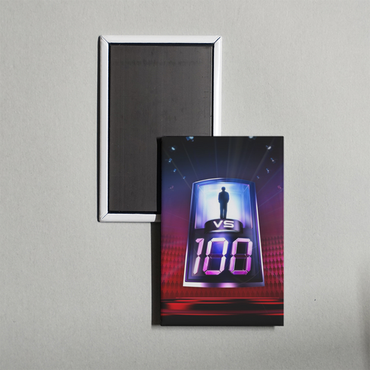 1 vs. 100 TV Show Fridge Magnet