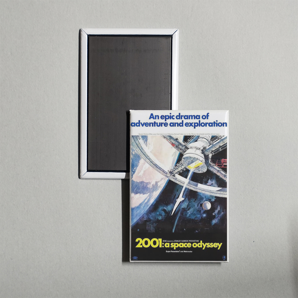 2001 A Space Odyssey [1968] Mini Movie Fridge Magnet