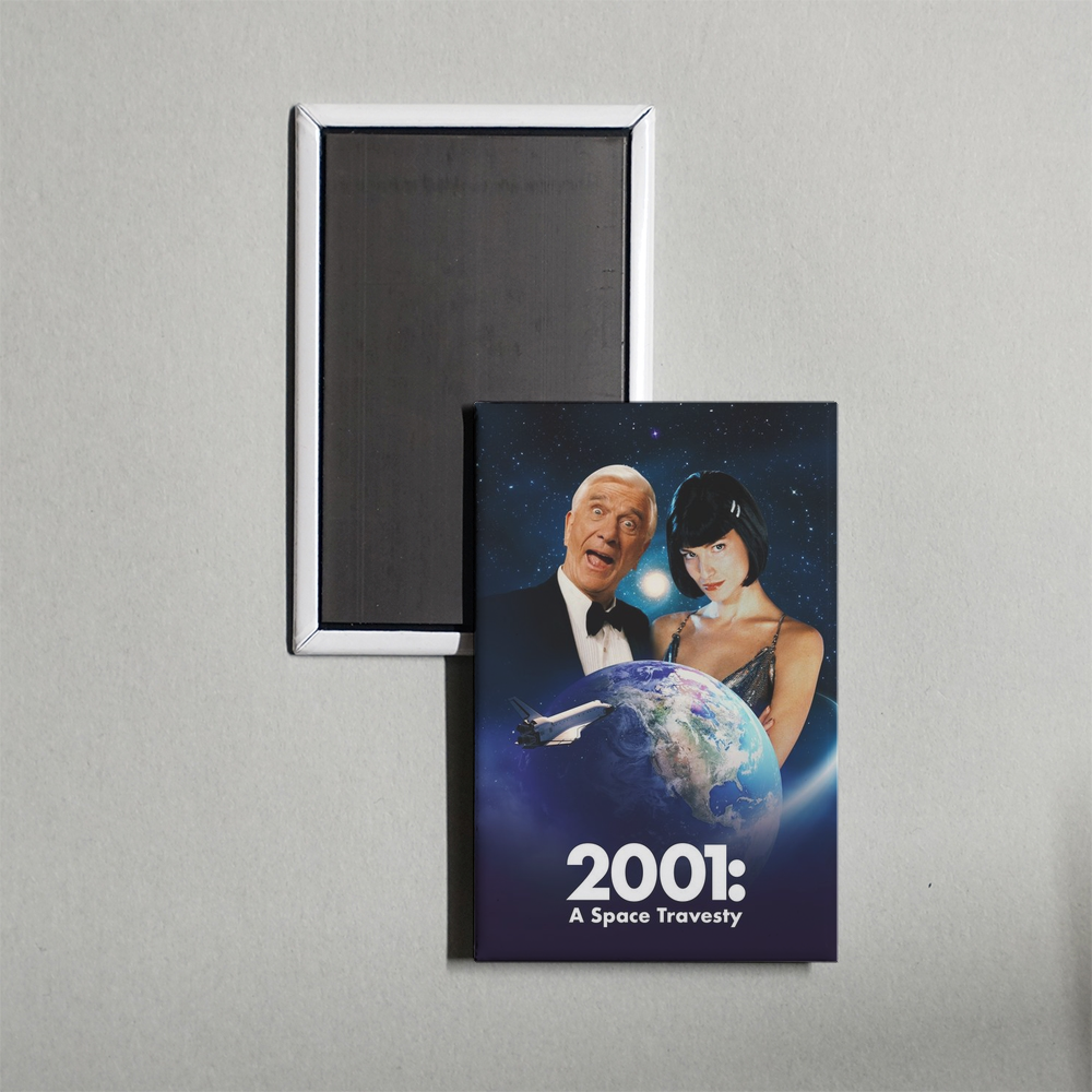 2001 A Space Travesty Mini Movie Fridge Magnet