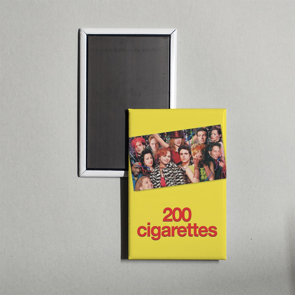 200 Cigarettes Mini Movie Fridge Magnet