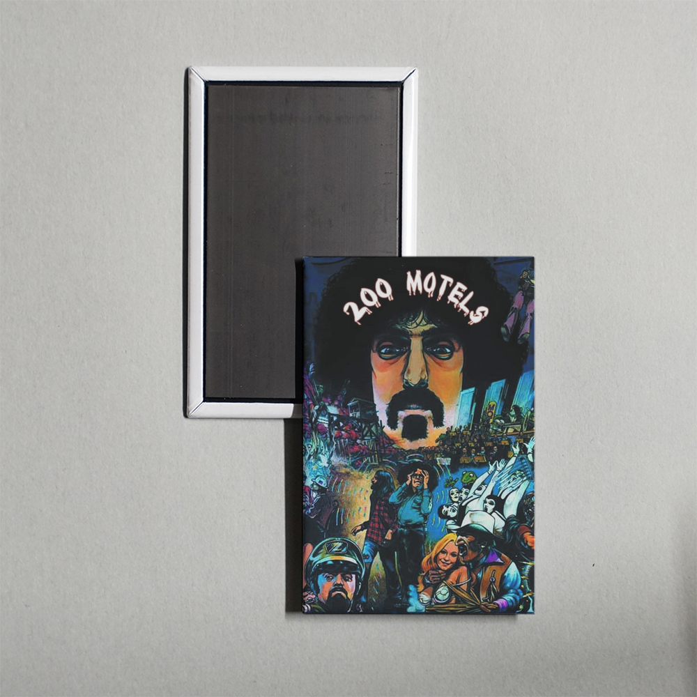 200 Motels Mini Movie Fridge Magnet