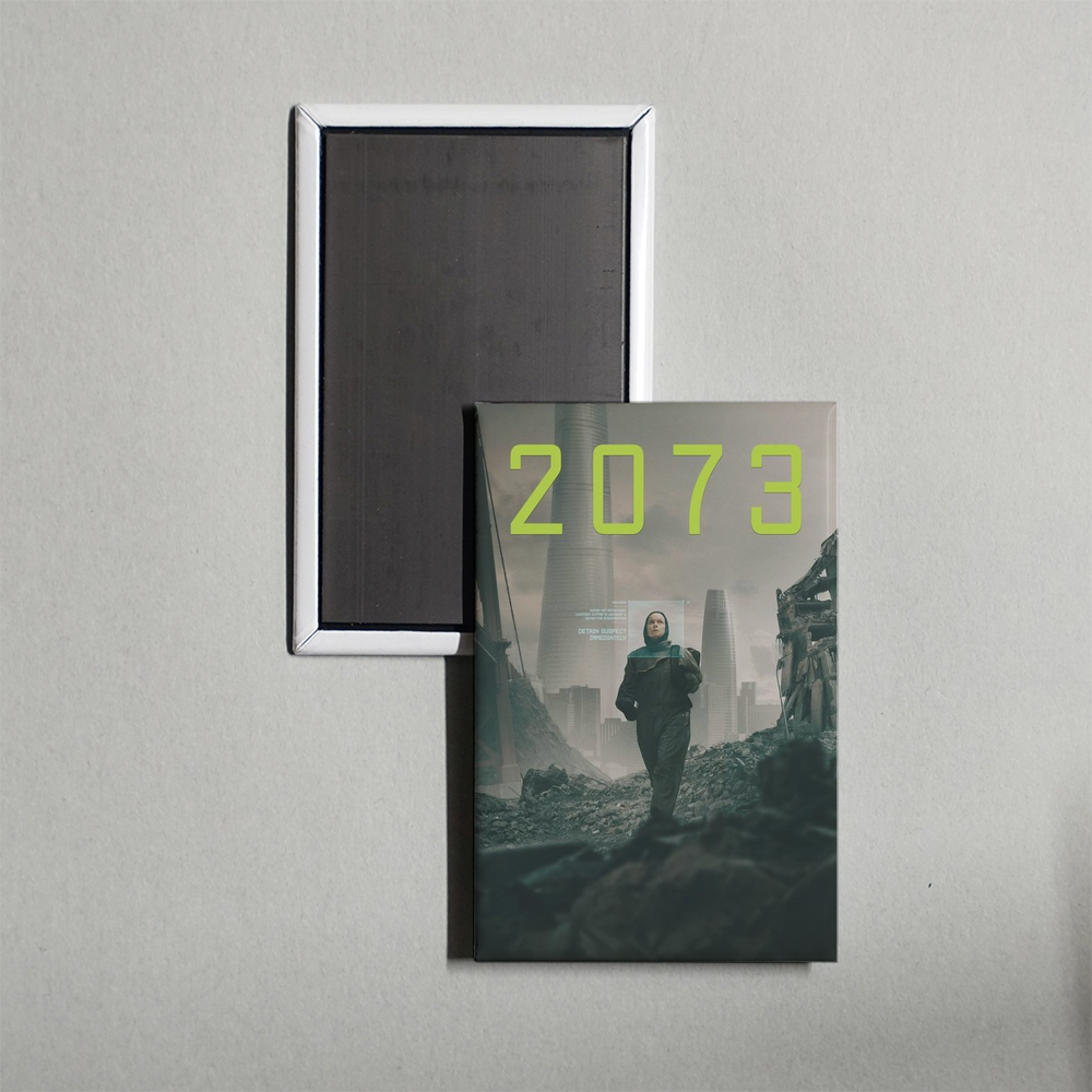 2073 Mini Movie Fridge Magnet