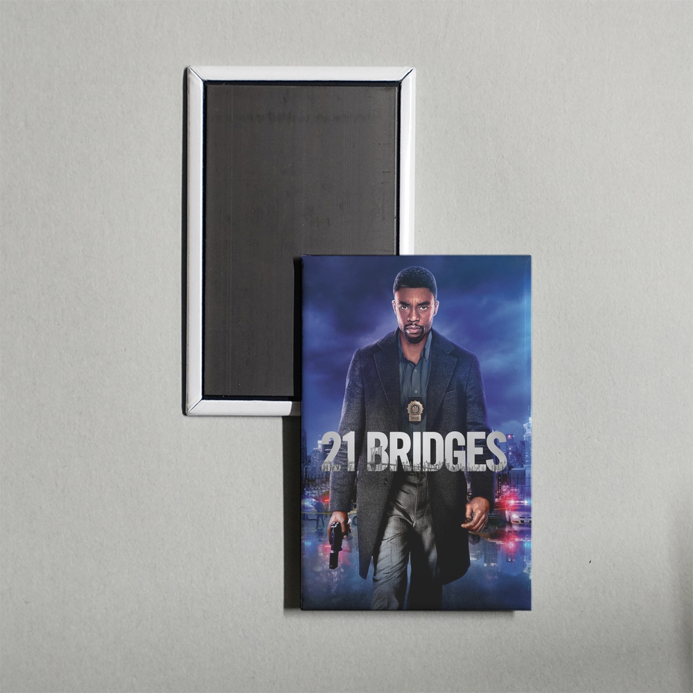 21 Bridges Mini Movie Fridge Magnet