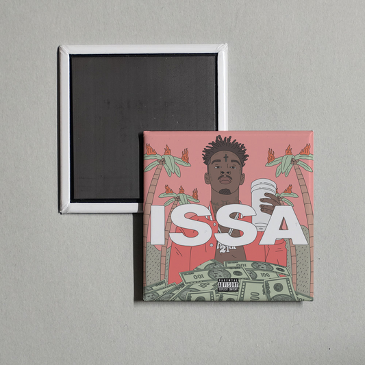 21 Savage - Issa Album Album Cover Fridge Magnet