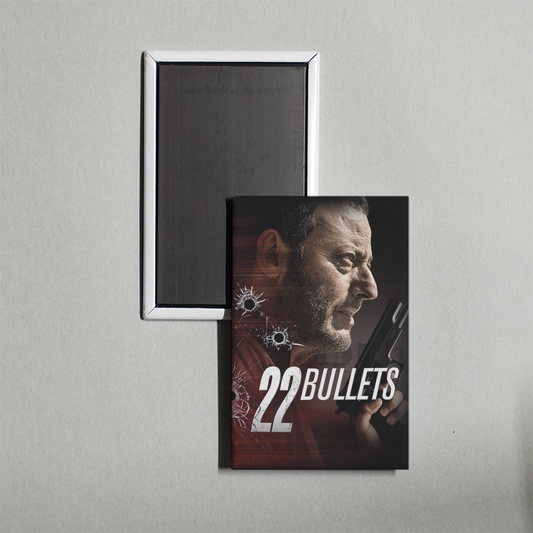 22 Bullets Mini Movie Fridge Magnet