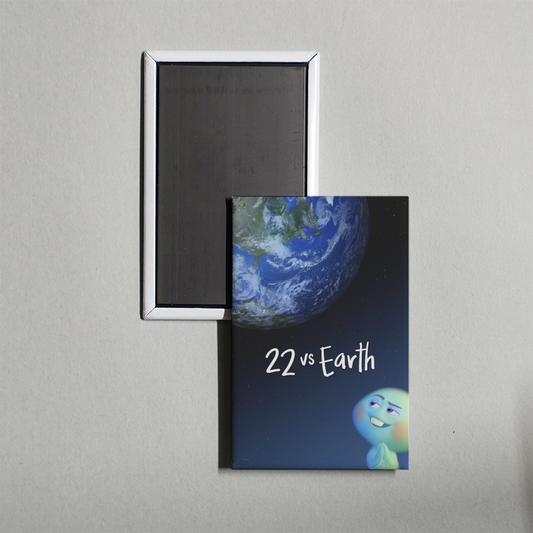 22 vs. Earth Mini Movie Fridge Magnet
