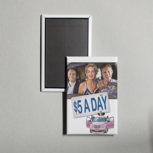 $5 a Day Mini Movie Fridge Magnet