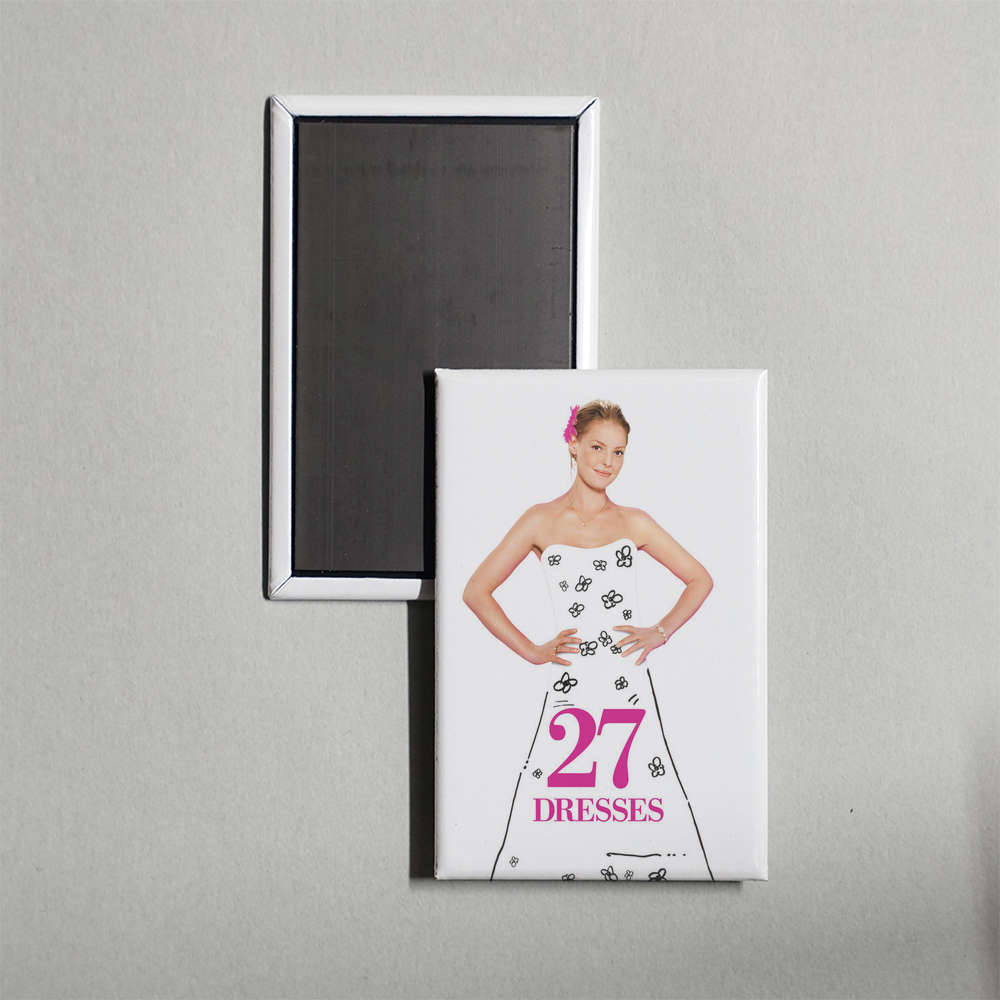 27 Dresses Mini Movie Fridge Magnet