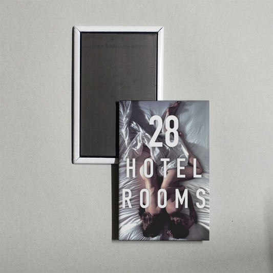 28 Hotel Rooms Mini Movie Fridge Magnet