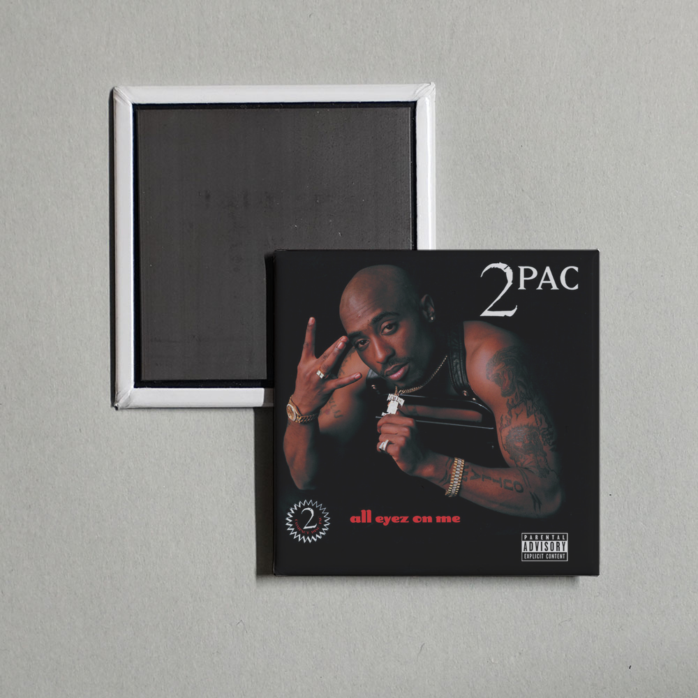 2Pac - All Eyez On Me Album Cover Fridge Magnet