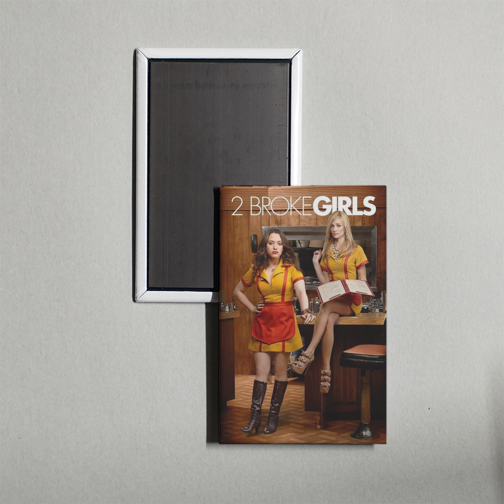 2 Broke Girls TV Show Fridge Magnet