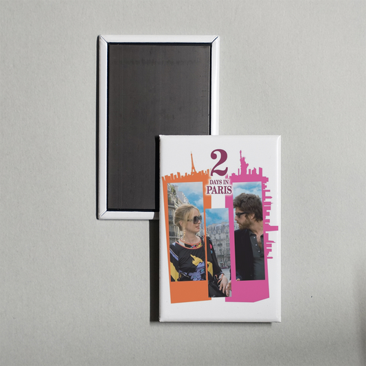 2 Days in Paris Mini Movie Fridge Magnet