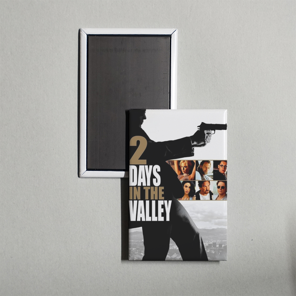 2 Days in the Valley Mini Movie Fridge Magnet