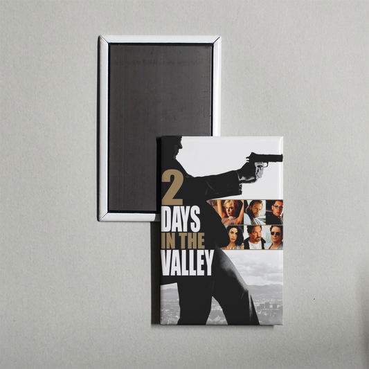 2 Days in the Valley Mini Movie Fridge Magnet