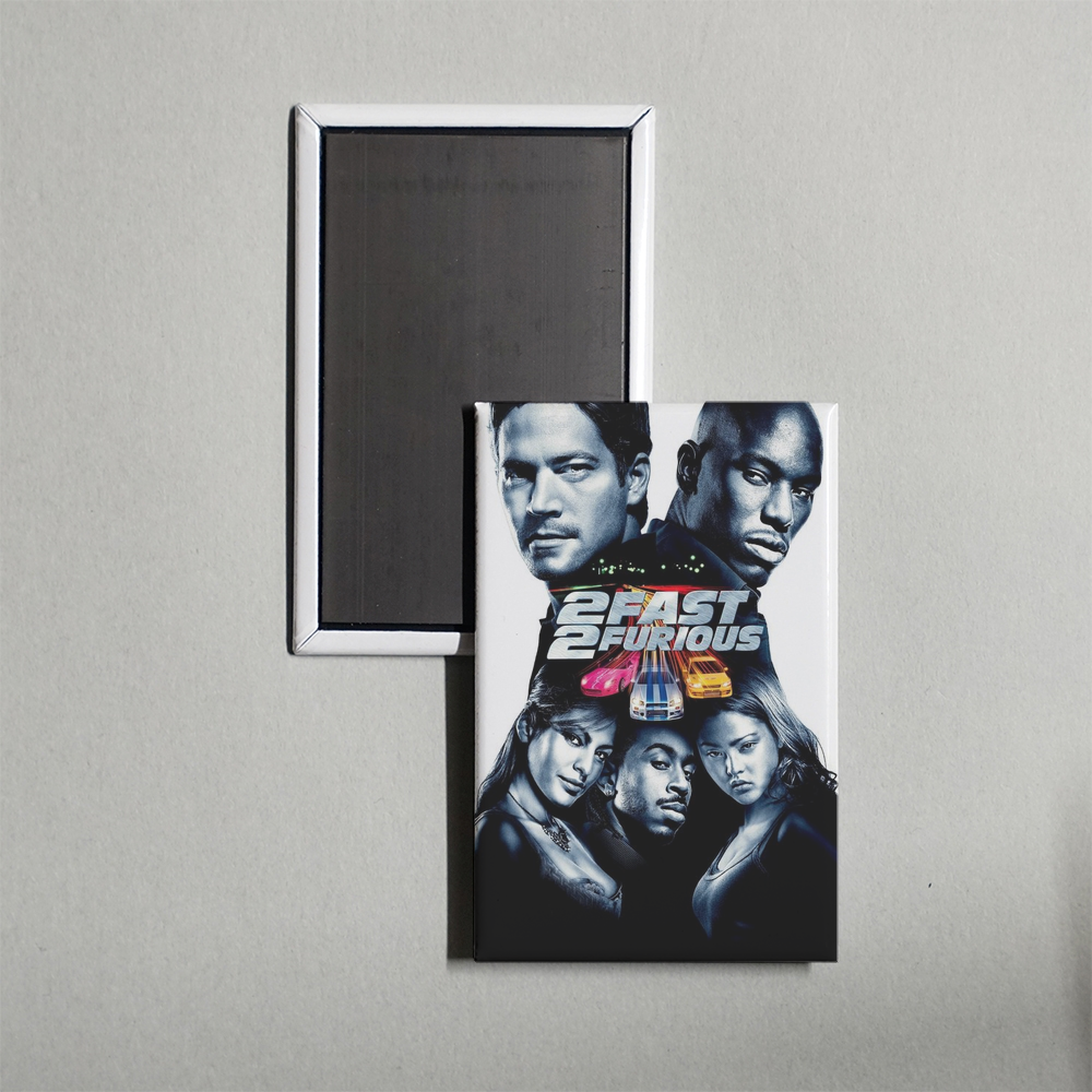 2 Fast 2 Furious Mini Movie Fridge Magnet