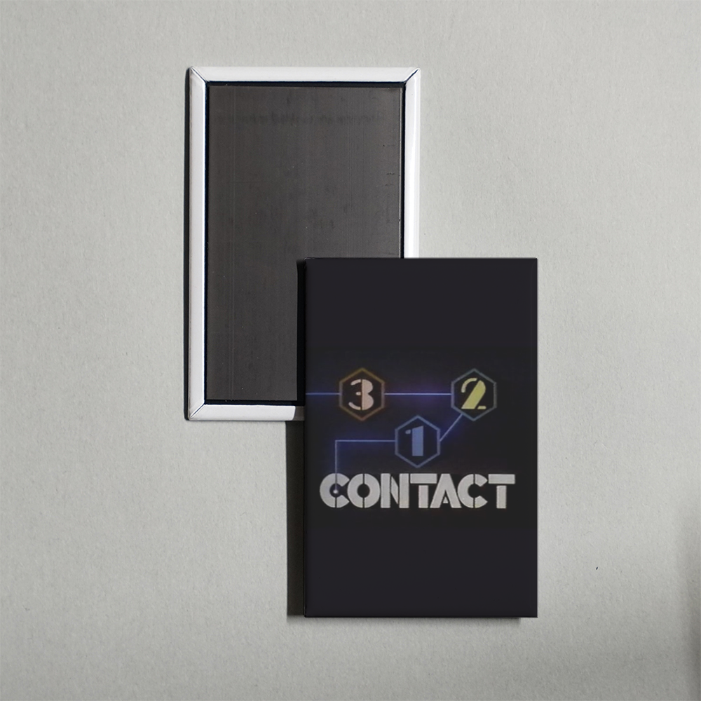 3-2-1 Contact TV Show Fridge Magnet