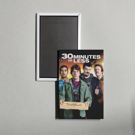 30 Minutes or Less Mini Movie Fridge Magnet