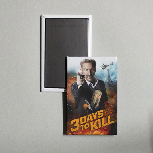3 Days to Kill Mini Movie Fridge Magnet