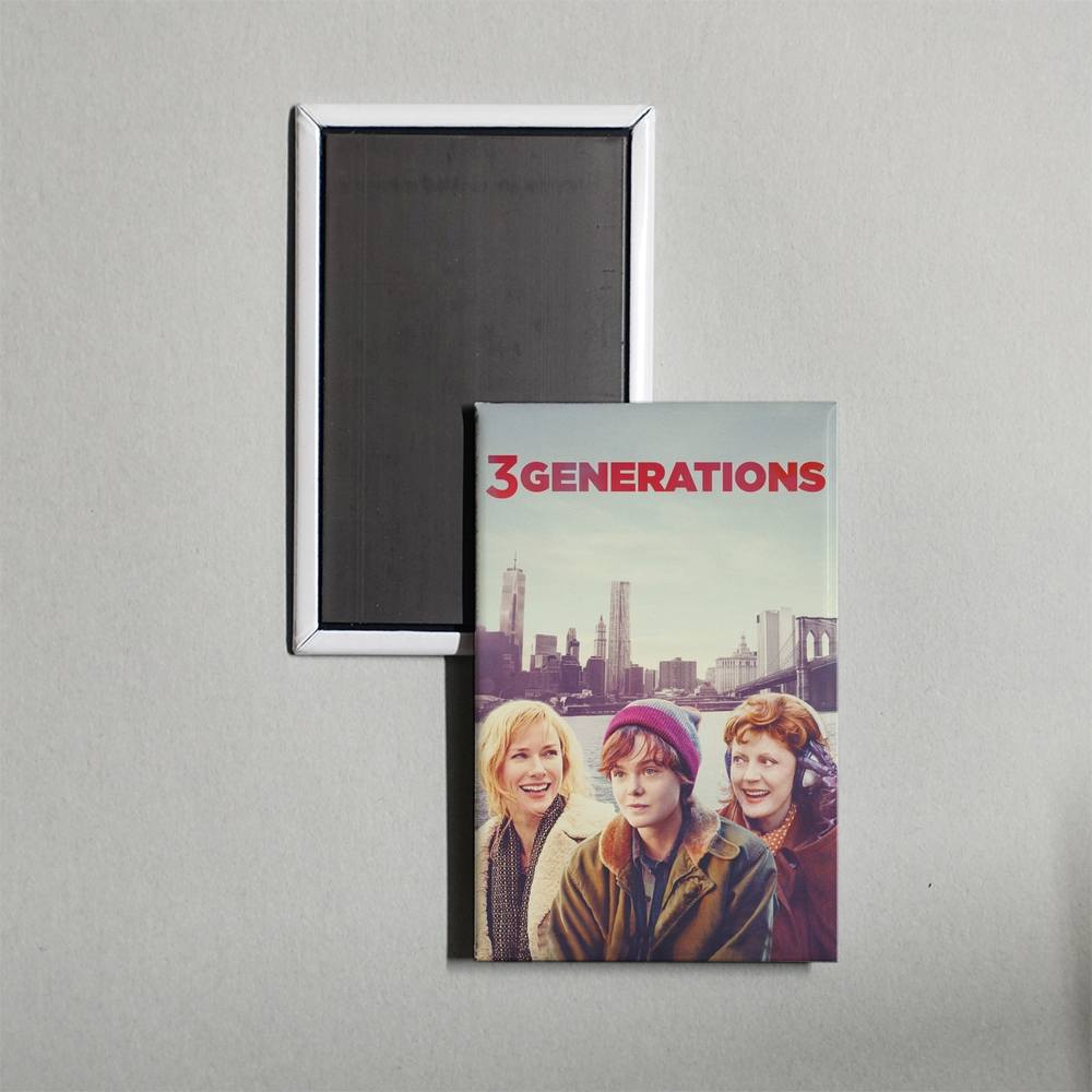 3 Generations Mini Movie Fridge Magnet