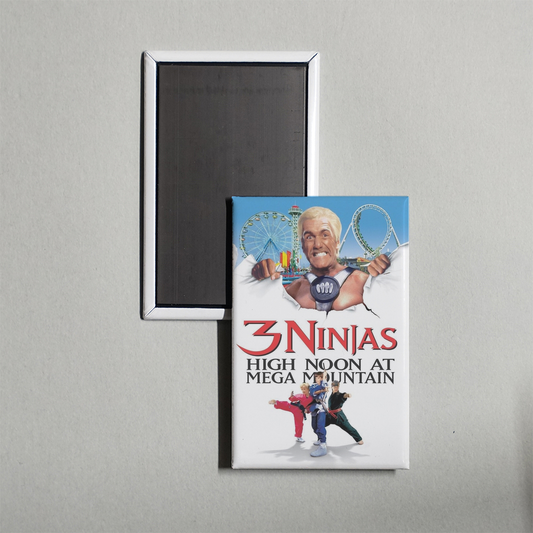 3 Ninjas High Noon at Mega Mountain Mini Movie Fridge Magnet