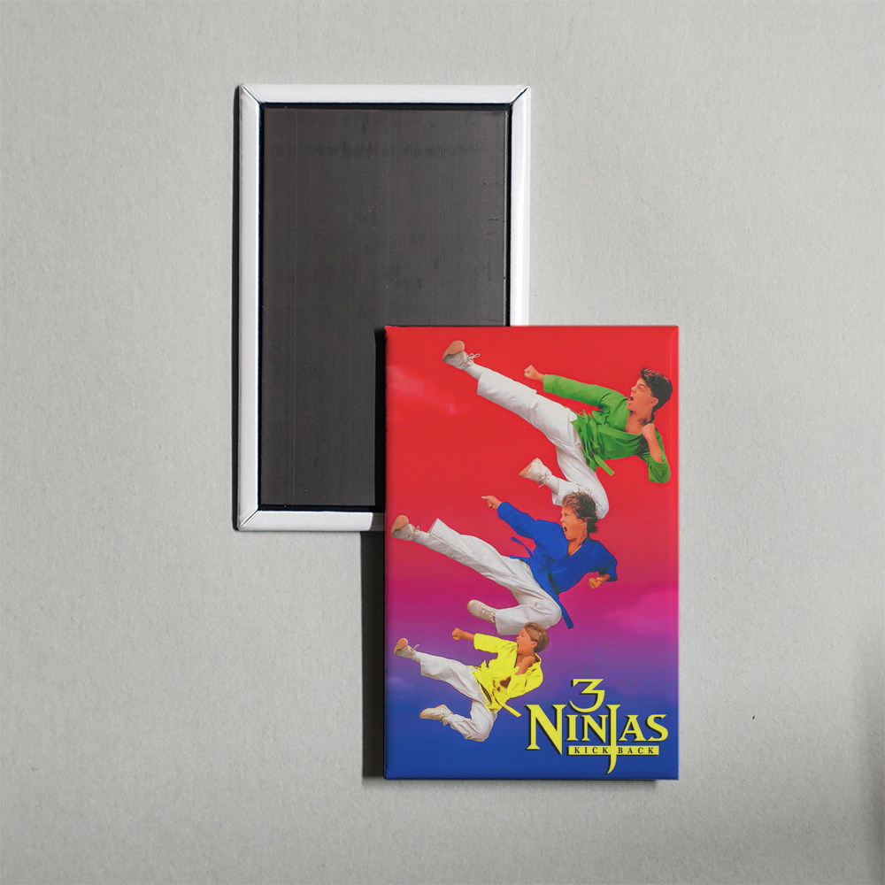 3 Ninjas Kick Back Mini Movie Fridge Magnet