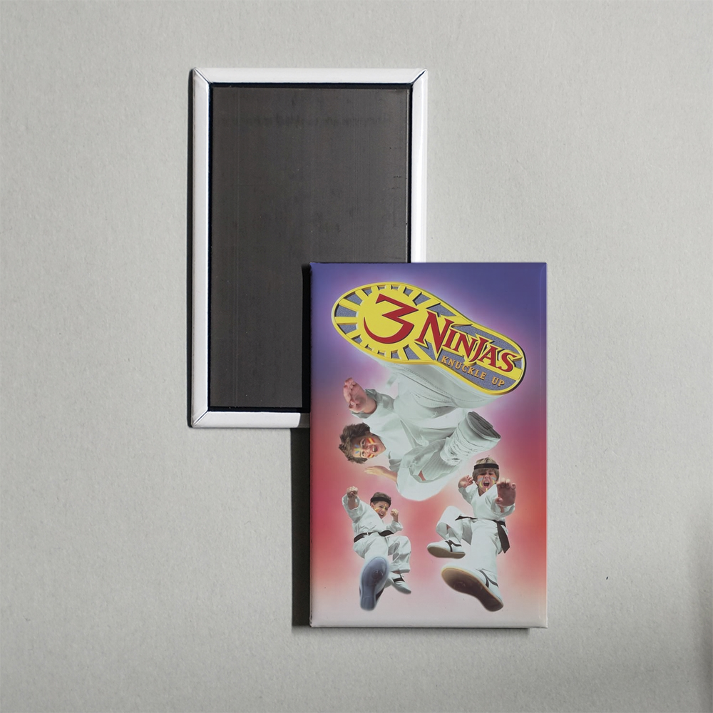 3 Ninjas Knuckle Up Mini Movie Fridge Magnet