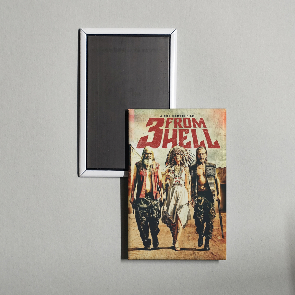 3 from Hell Mini Movie Fridge Magnet