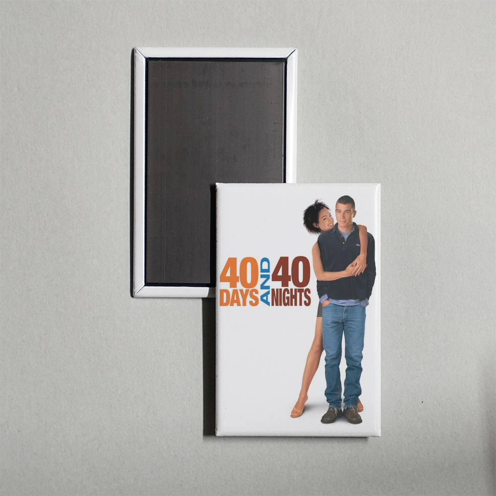 40 Days and 40 Nights Mini Movie Fridge Magnet
