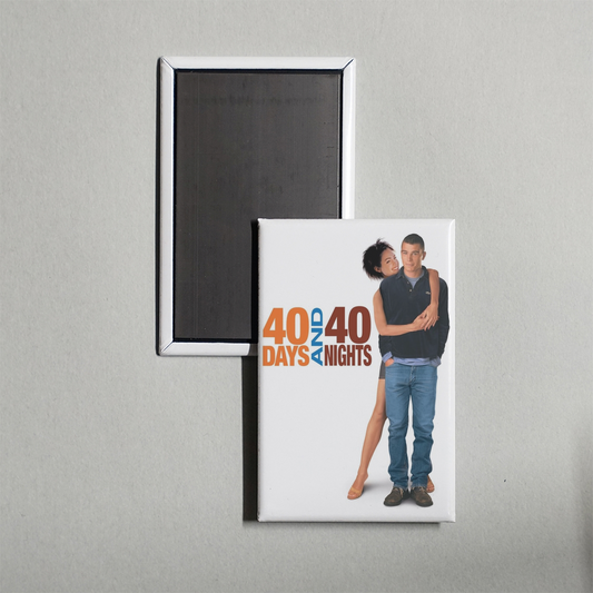 40 Days and 40 Nights Mini Movie Fridge Magnet