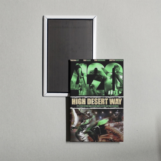 420 High Desert Way Mini Movie Fridge Magnet