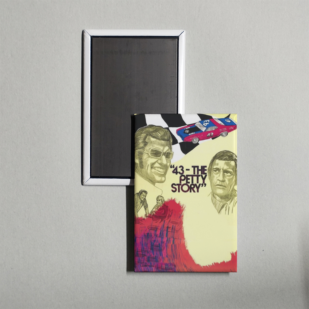 43 The Richard Petty Story Mini Movie Fridge Magnet