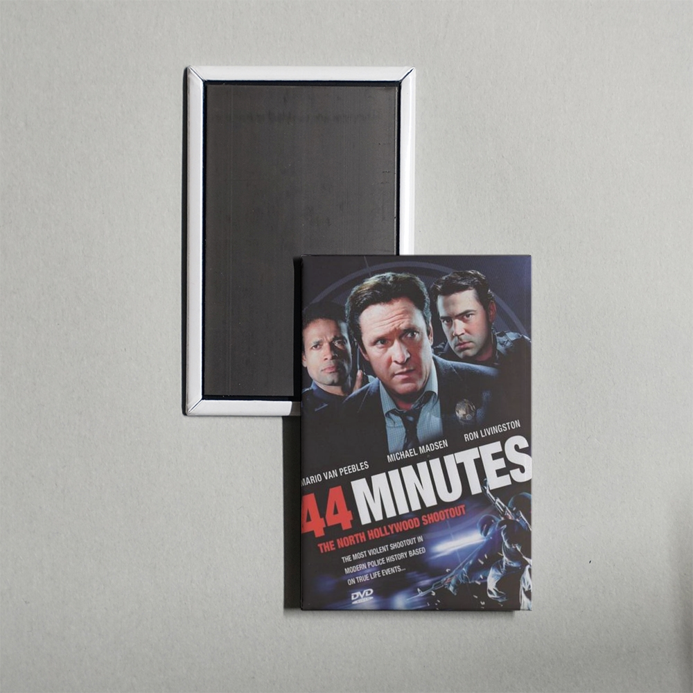 44 Minutes The North Hollywood Shoot-Out Mini Movie Fridge Magnet